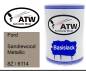 Preview: Ford, Sandlewood Metallic, 8Z / 6114: 500ml Lackdose, von ATW Autoteile West.